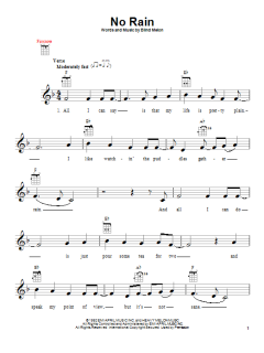 No Rain (Download) 