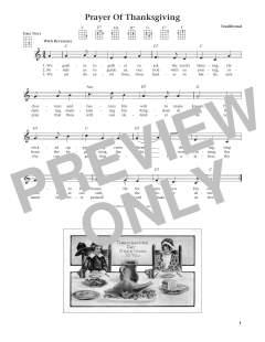 Prayer Of Thanksgiving (Download) 