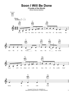 Soon I Will Be Done (Download) 