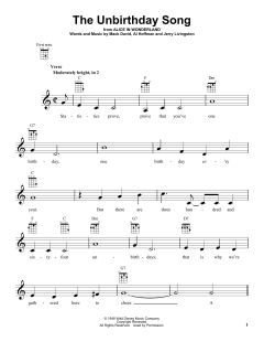 The Unbirthday Song (Download) 