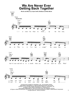 We Are Never Ever Getting Back Together (Download) 
