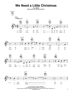 We Need A Little Christmas (Download) 
