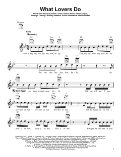 What Lovers Do (Download) 