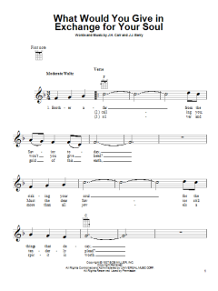 What Would You Give In Exchange For Your Soul (Download) 