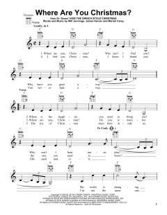Where Are You Christmas? (Download) 