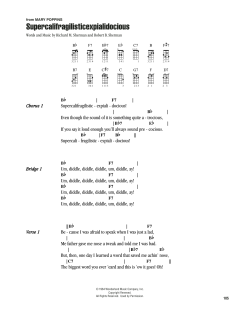 Supercalifragilisticexpialidocious (Download) 