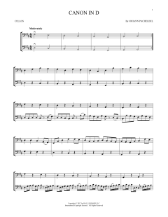 Canon In D von Johann Pachelbel (Download) 