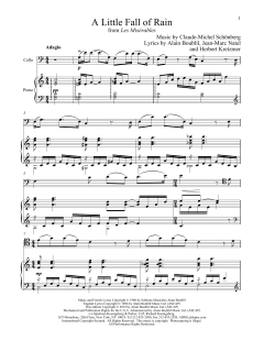 A Little Fall Of Rain von Alain Boublil (Download) 