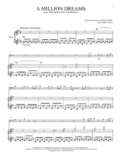 A Million Dreams von Benj Pasek (Download) 
