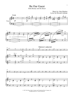 Be Our Guest von Alan Menken (Download) 