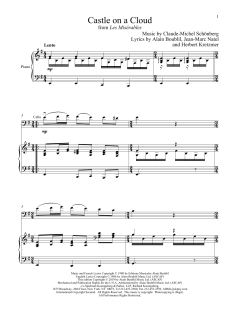 Castle On A Cloud von Alain Boublil (Download) 