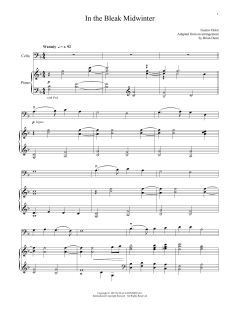In The Bleak Midwinter von Gustav Holst (Download) 