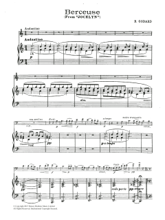 Berceuse von Benjamin Godard (Download) 