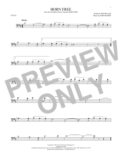 Born Free von Don Black (Download) 