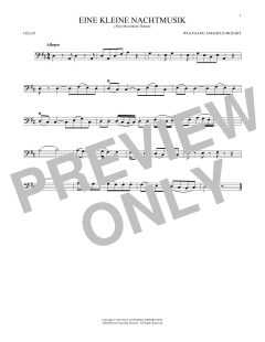 Eine Kleine Nachtmusik von Wolfgang Amadeus Mozart (Download) 
