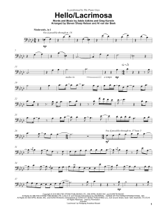 Hello/Lacrimosa von Adele (Download) 
