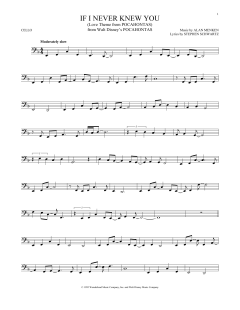 If I Never Knew You von Alan Menken (Download) 