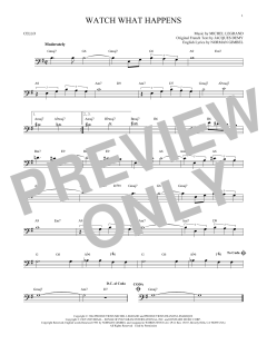 Watch What Happens von Norman Gimbel (Download) 