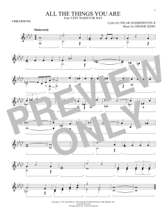 All The Things You Are von Jerome Kern (Download) 