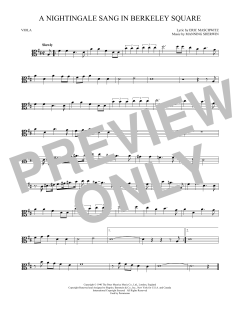 A Nightingale Sang In Berkeley Square von Eric Maschwitz (Download) 