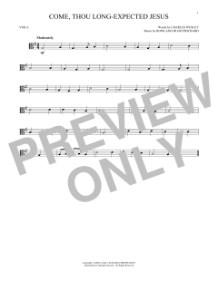 Come, Thou Long-Expected Jesus von Charles Wesley (Download) 
