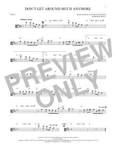 Don't Get Around Much Anymore von Duke Ellington (Download) 