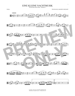 Eine Kleine Nachtmusik von Wolfgang Amadeus Mozart (Download) 
