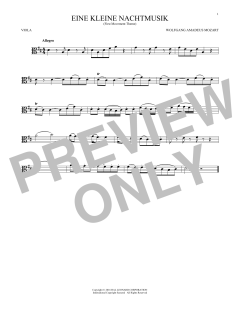 Eine Kleine Nachtmusik von Wolfgang Amadeus Mozart (Download) 