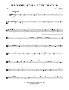 It's Christmas Time All Over The World von Hugh Martin (Download) 