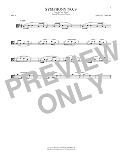 Largo From Symphony No. 9 von Antonín Dvorák (Download) 