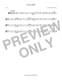 Lullaby von Johannes Brahms (Download) 