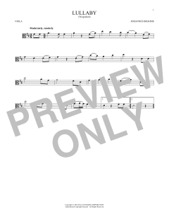 Lullaby von Johannes Brahms (Download) 
