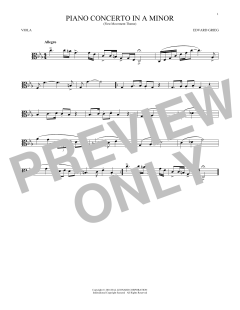 Piano Concerto In A Minor, Op. 16 von Edvard Grieg (Download) 