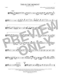 This Is The Moment von Frank Wildhorn (Download) 