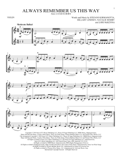 Always Remember Us This Way von Lady Gaga (Download) 