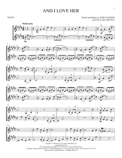 And I Love Her von The Beatles (Download) 