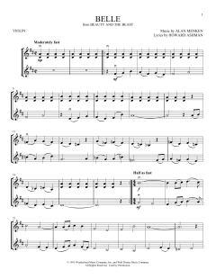 Belle von Alan Menken (Download) 