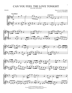 Can You Feel the Love Tonight von Elton John (Download) 