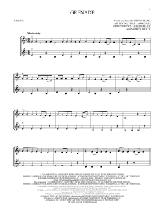 Grenade von Bruno Mars (Download) 