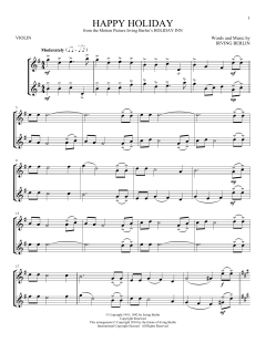 Happy Holiday von Irving Berlin (Download) 