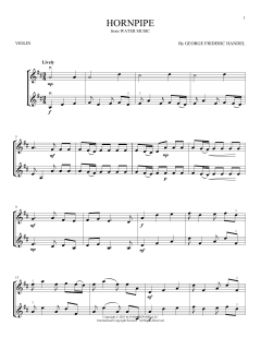 Hornpipe von George Frideric Handel (Download) 