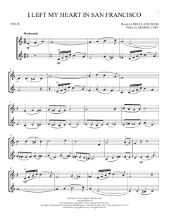 I Left My Heart In San Francisco von Tony Bennett (Download) 