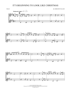 It's Beginning To Look Like Christmas von Meredith Willson (Download) 