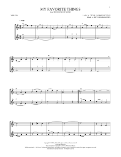 My Favorite Things von Richard Rodgers (Download) 