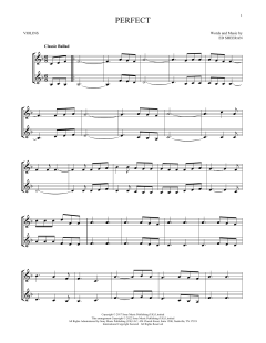Perfect von Ed Sheeran (Download) 