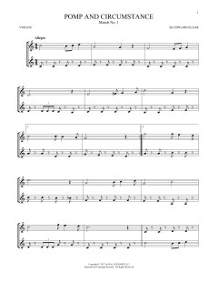 Pomp And Circumstance, March No. 1 von Edward Elgar (Download) 