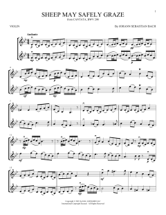 Sheep May Safely Graze von Johann Sebastian Bach (Download) 