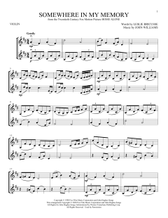 Somewhere In My Memory von John Williams (Download) 