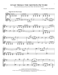 Star Trek The Motion Picture von Jerry Goldsmith (Download) 