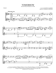 Tomorrow von Martin Charnin (Download) 